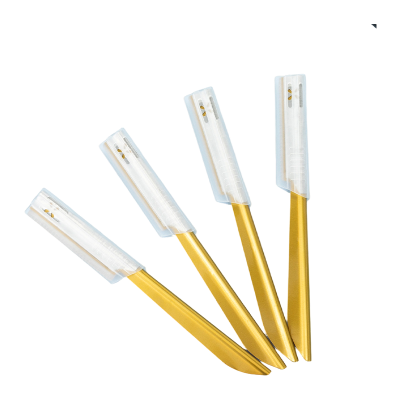 Dao cạo lông mày và mặt có tay cầm chống trượt