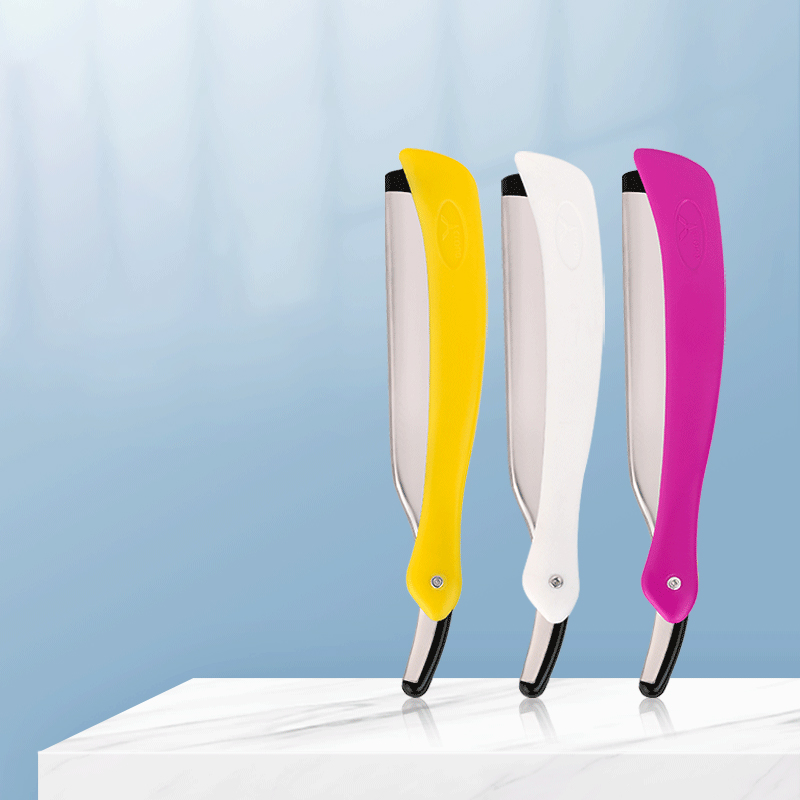 Dao cạo râu có thể gập lại cầm tay Cắt tỉa 77 lưỡi dao cạo thẳng