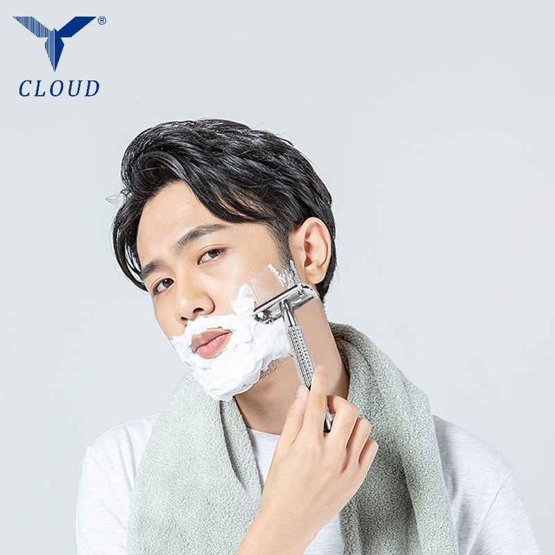 Dao cạo thủ công hình chữ T xoắn đôi bằng thép không gỉ 74