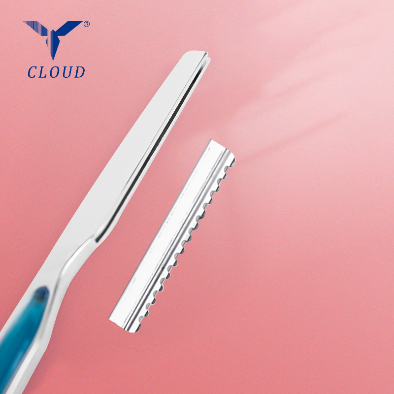 Dao cạo cắt tóc Dao cạo thẳng bằng thép không gỉ (Tay cầm bằng nhựa)