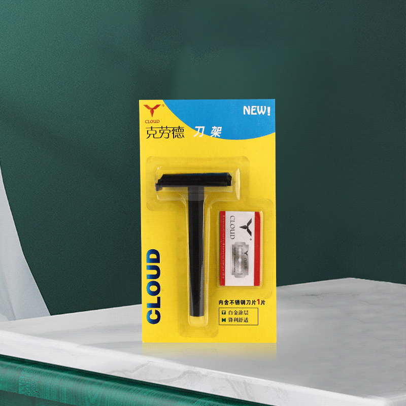 Dao cạo hình chữ T bằng nhựa 74 lưỡi du lịch di động