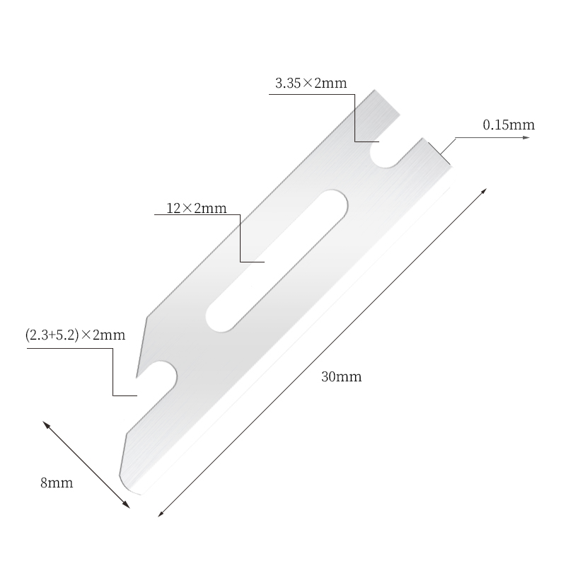 Lưỡi dao cạo định hình bằng thép không gỉ siêu mịn di động
