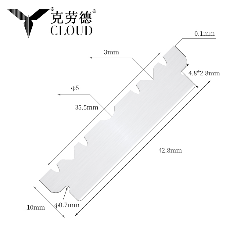 Lưỡi dao cạo siêu sắc Half 74 Blade