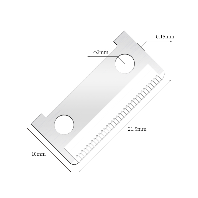 Lưỡi dao cạo lông mày bằng thép không gỉ một mặt