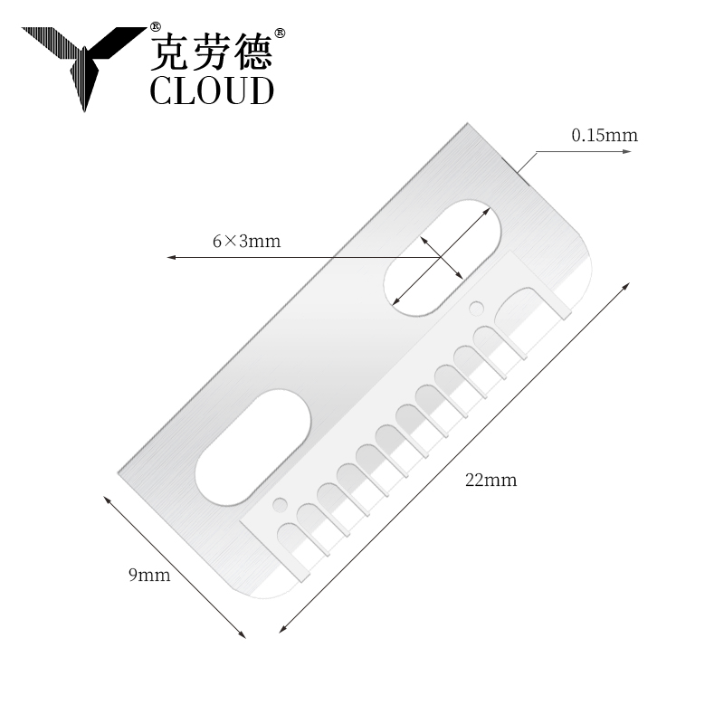 Lưỡi dao cạo lông mày mượt mà đa chức năng