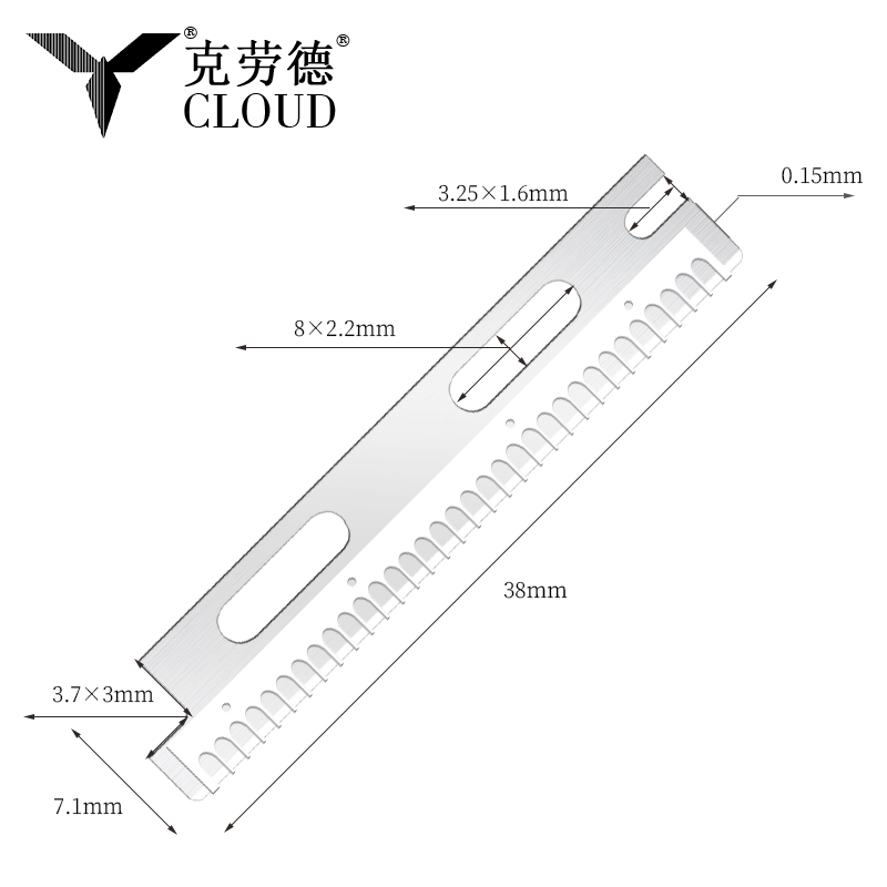 Lưỡi dao cạo lông mày bằng thép không gỉ có thể tái sử dụng đa năng