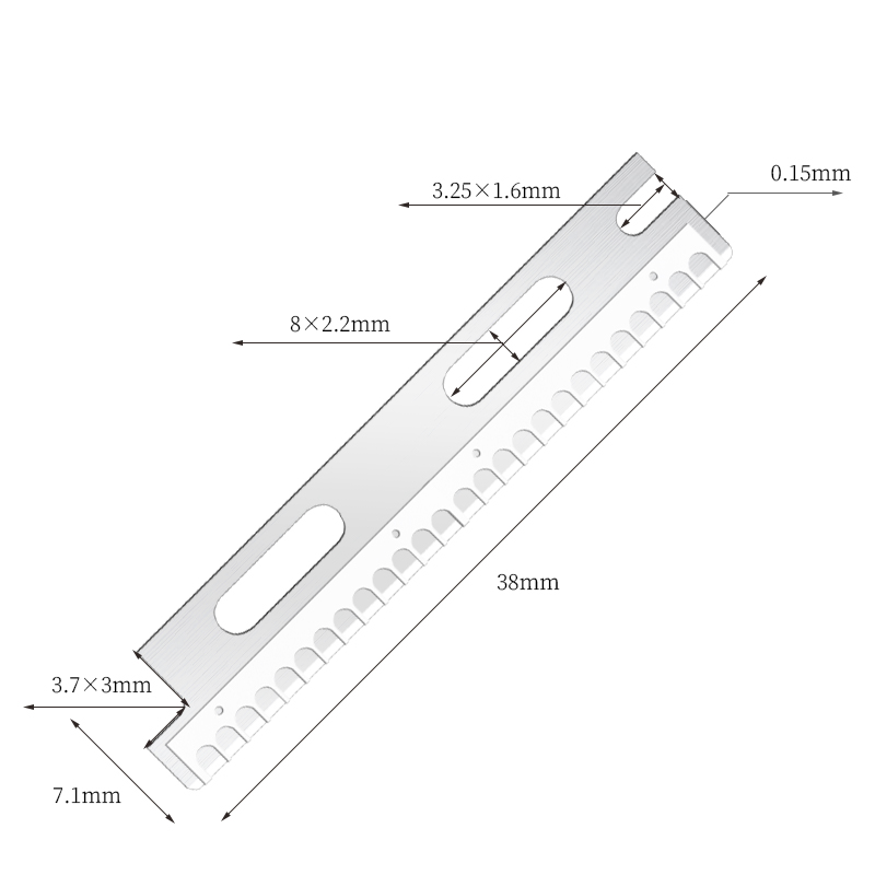 Lưỡi dao cạo lông mày bằng thép không gỉ có thể tái sử dụng đa năng