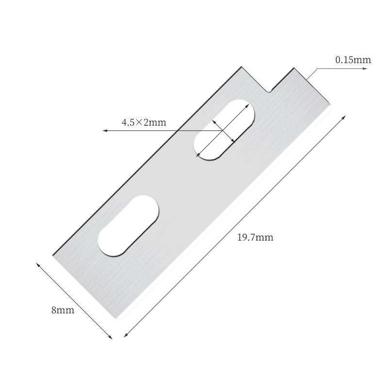 Lưỡi dao định hình lông mày bằng thép không gỉ sắc nét chính xác