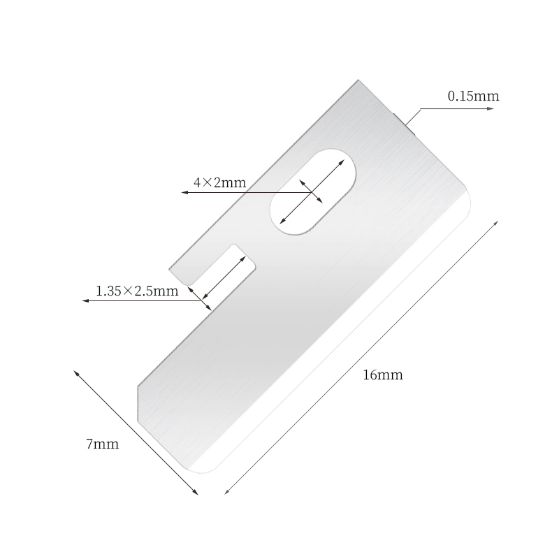 Lưỡi dao định hình lông mày bằng thép không gỉ sắc nét chính xác