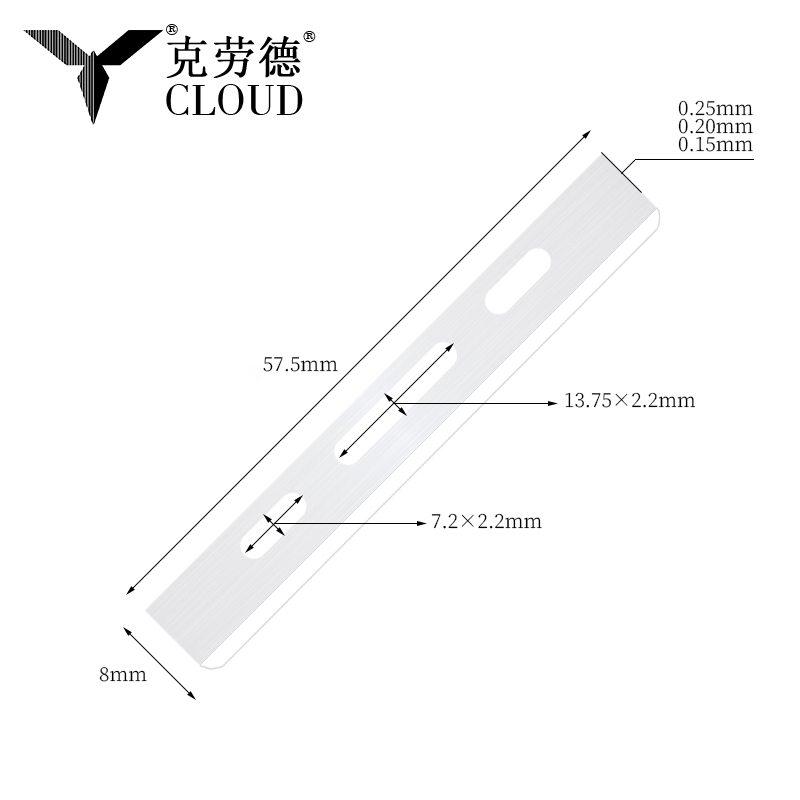 Lưỡi cắt tóc một cạnh bằng thép không gỉ