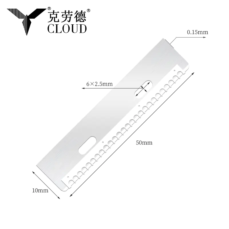 Lưỡi cắt lông mày bằng thép không gỉ có thể tái sử dụng bền